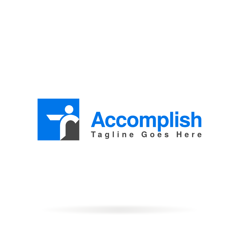 Accomplish Education Logo Template
