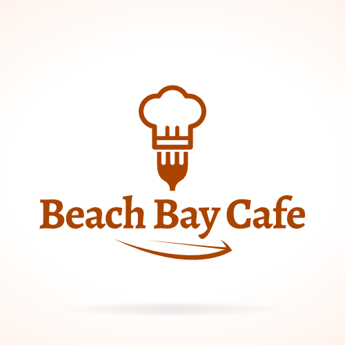Restaurant & beach blend logo template