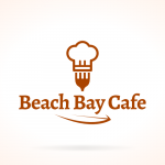 Restaurant & beach blend logo template