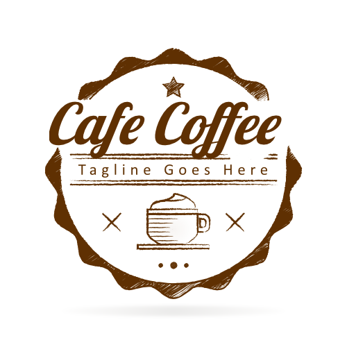 Cafe coffee Restaurant Logo Templates