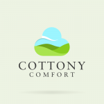 Cottony Comfort Farm Logo Template