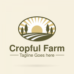 Cropful Farm Logo Template