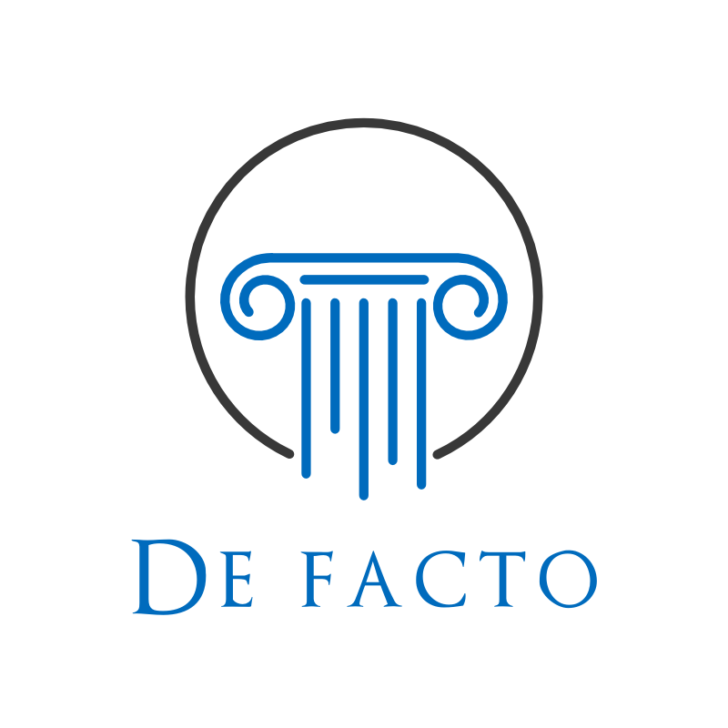 De facto Law Firm Logo Template