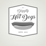 Diggity hot dogs Restaurant Logo Template