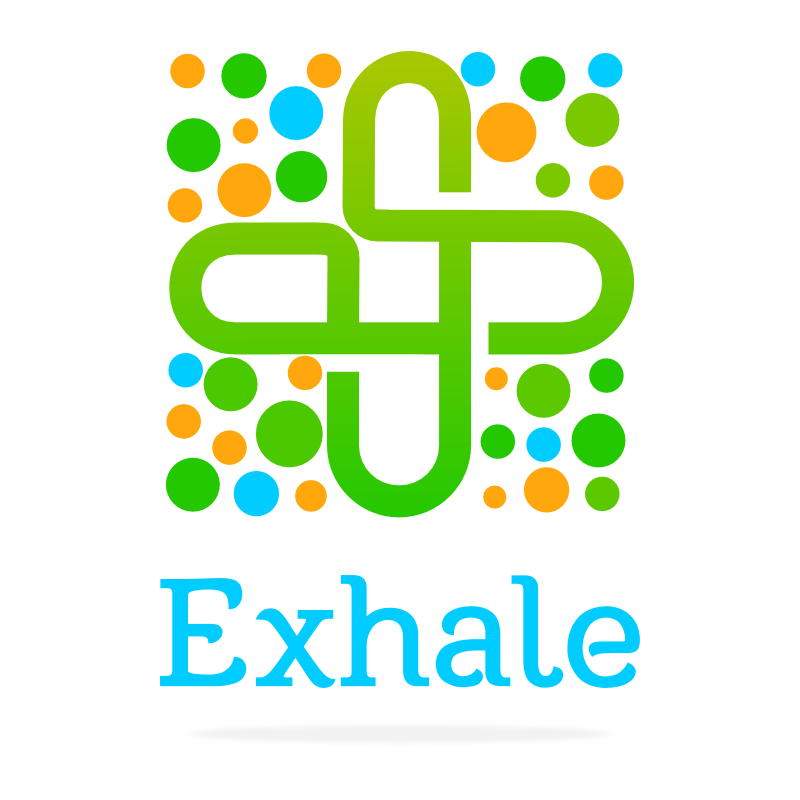 Exhale Spa Logo template