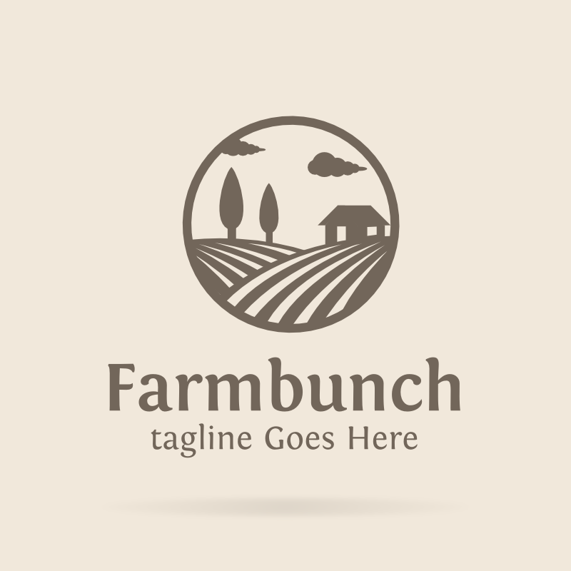Farmbunch Farm Logo Template