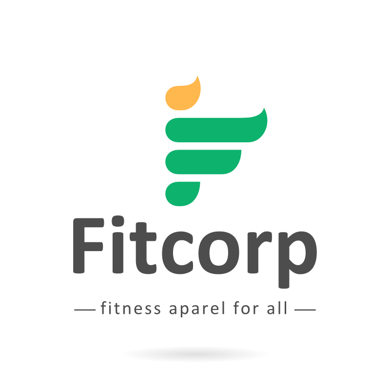 Fitcorp Fitness Logo Template