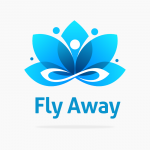Fly Away Spa Logo template