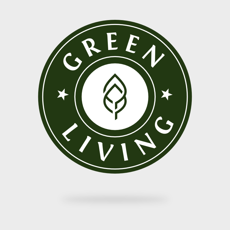 Green Living Restaurant Logo Templates