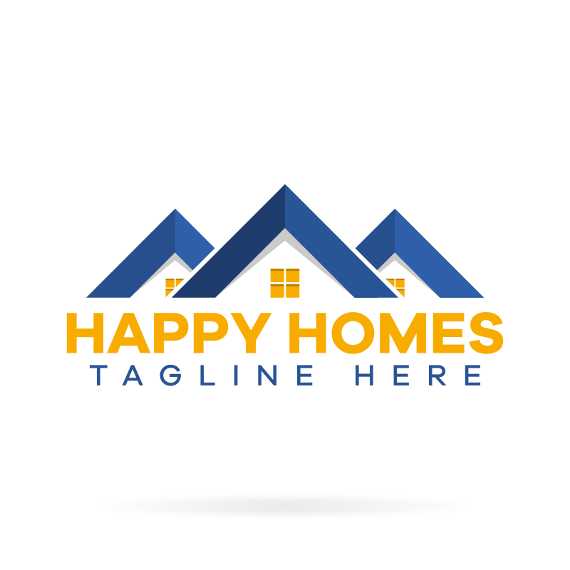 Happy Homes Realtor Logo Templates Bobcares Logo Designs