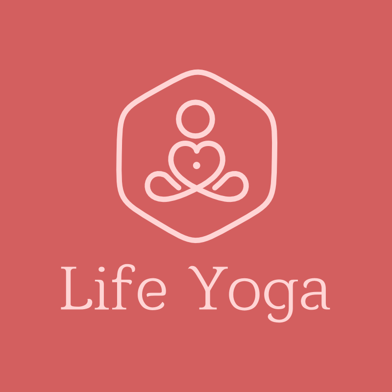 Life Yoga Fitness Logo Template