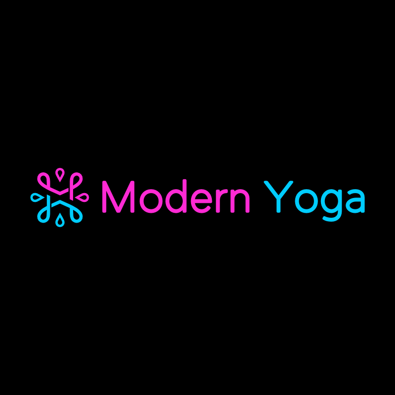 Modern Yoga Fitness Logo Template