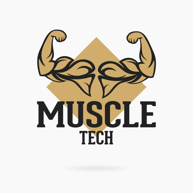 MuscleTech Fitness Logo Template