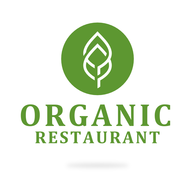 ￼ ￼Organic Restaurant Logo Template