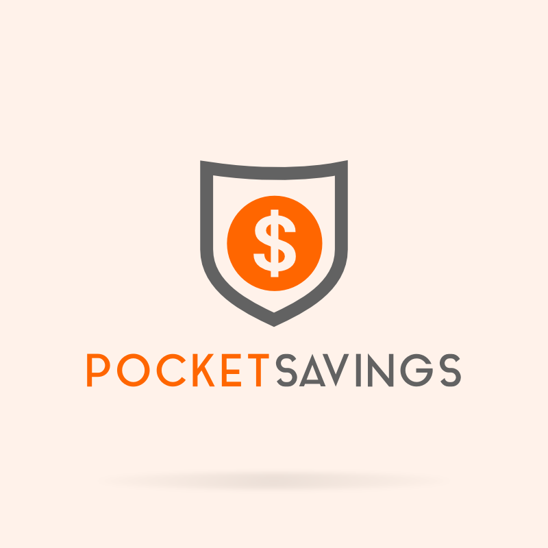 Pocket Savings Financial Logo Template