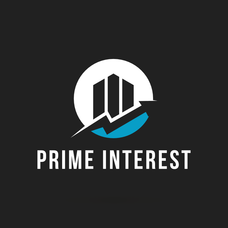 Prime Interest Financial Logo Template
