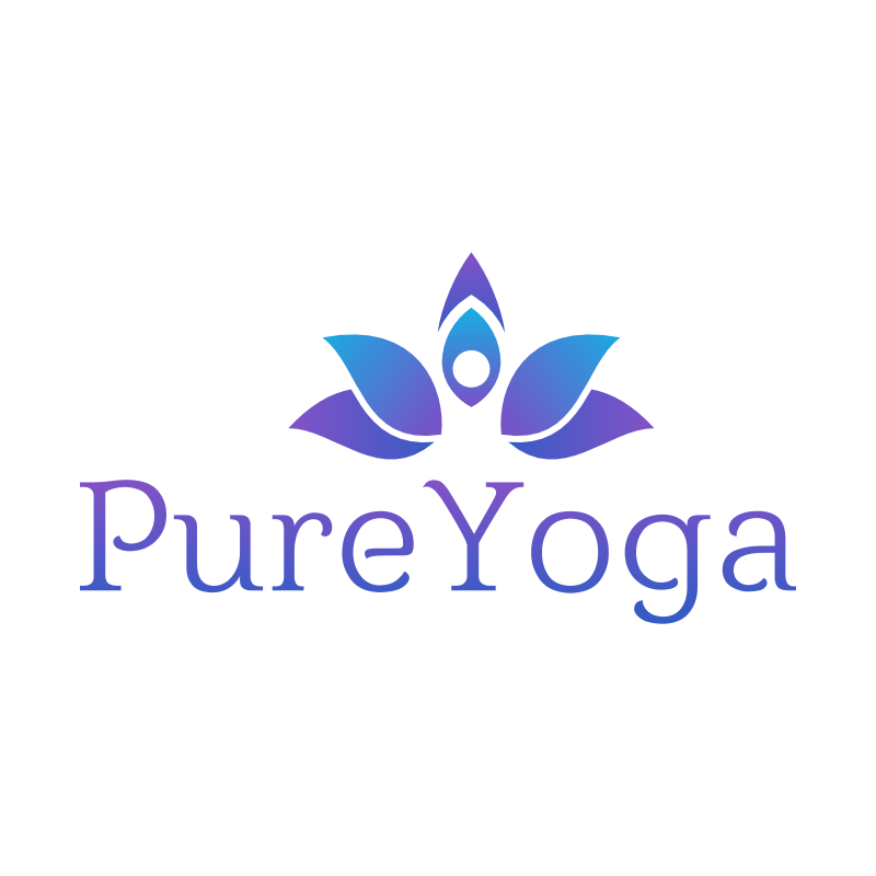 PureYoga Fitness Logo Template