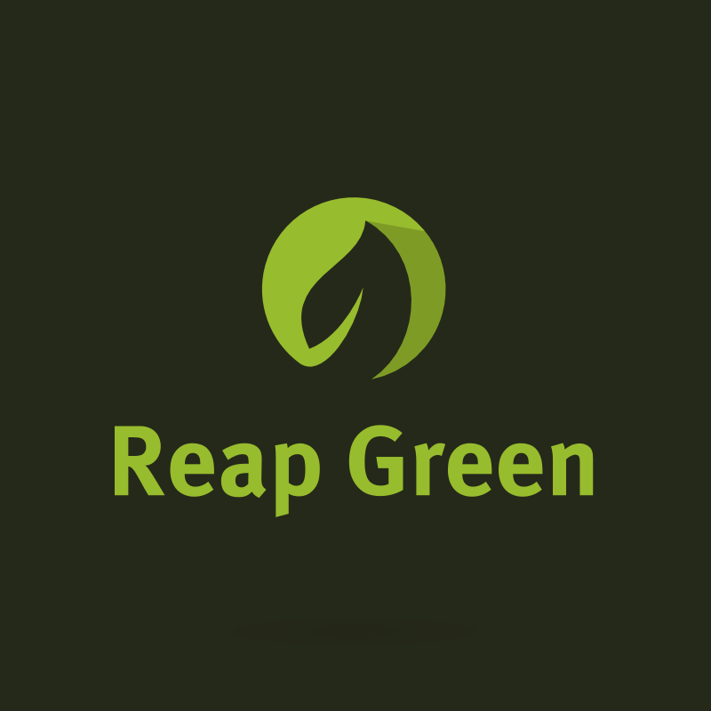 Reap Green Farm Logo Template