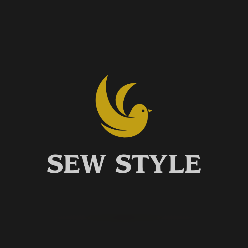 Sew Style Fashion Logo Template