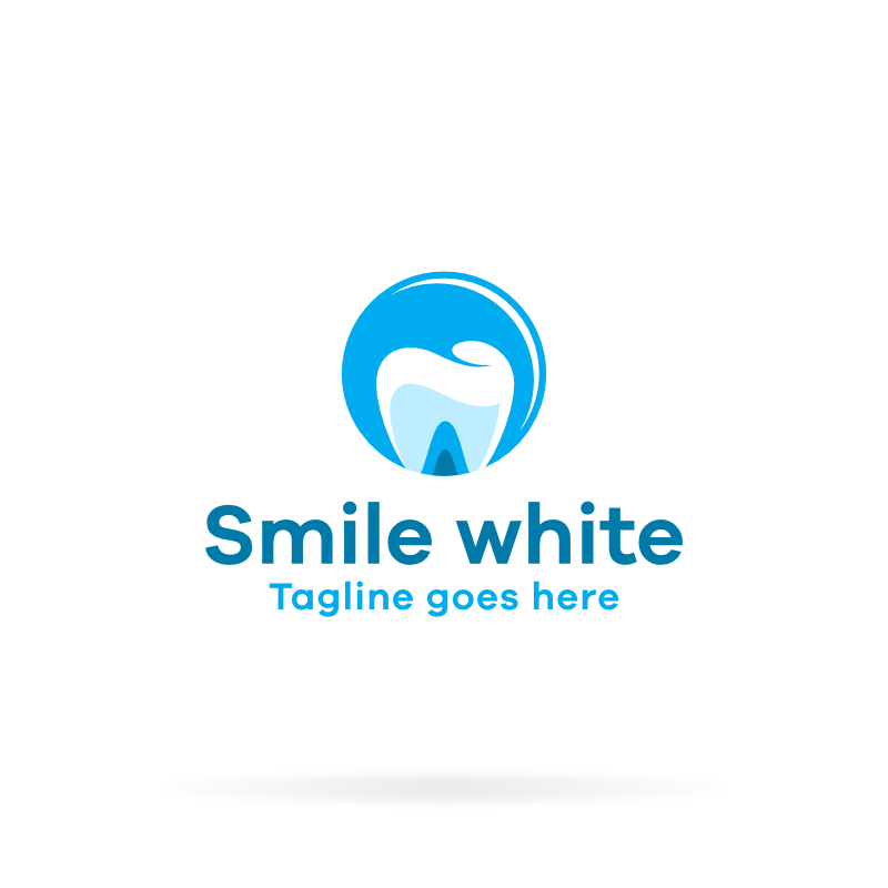 Smile White Dental Logo Template