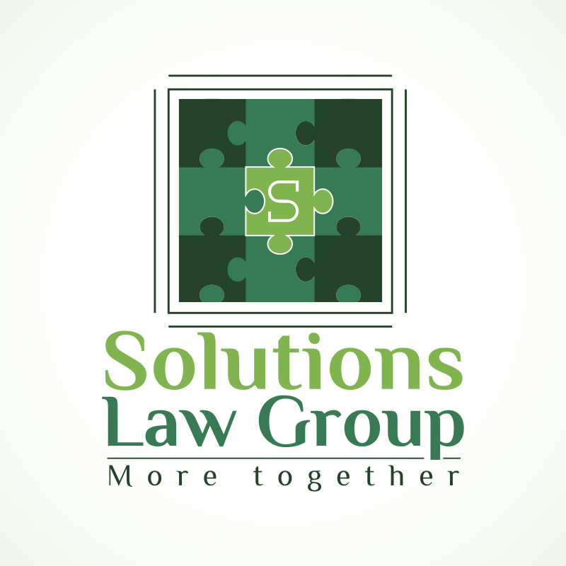 Solutions Law Firm Logo Template