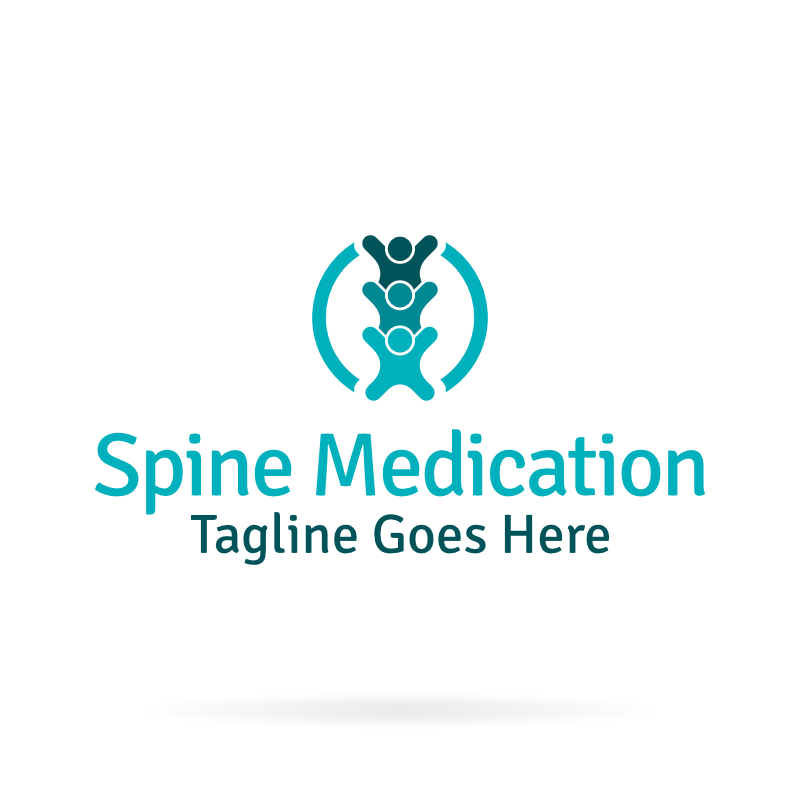 Spine Medication Medical Logo Templates