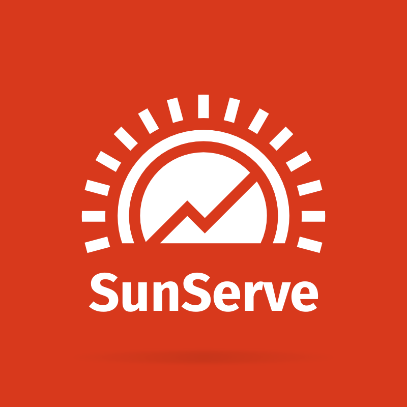Sun Serve Financial Logo Template