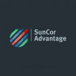 SunCor Advantage Financial Logo Template