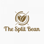 Split Bean Restaurant Logo Template