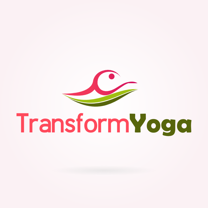 Transform Yoga Fitness Logo Template