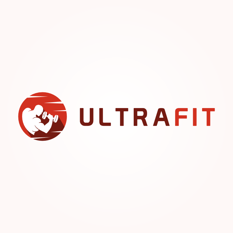 UltraFit Fitness Logo Template