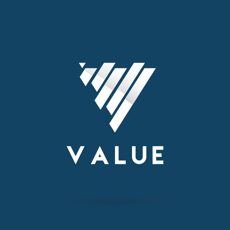 Value Financial Logo Template