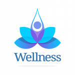 Calm Wellness Spa Logo template