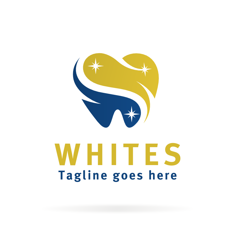 Whites Dental Logo Template