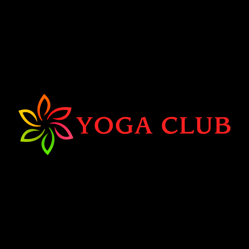 Yoga club Fitness Logo Template