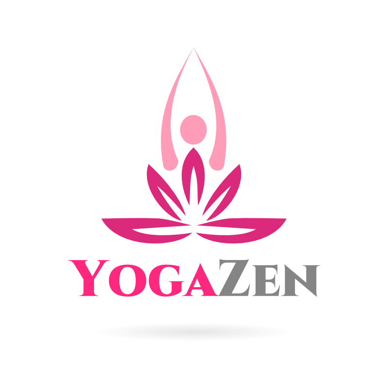 YogaZen Fitness Logo Template