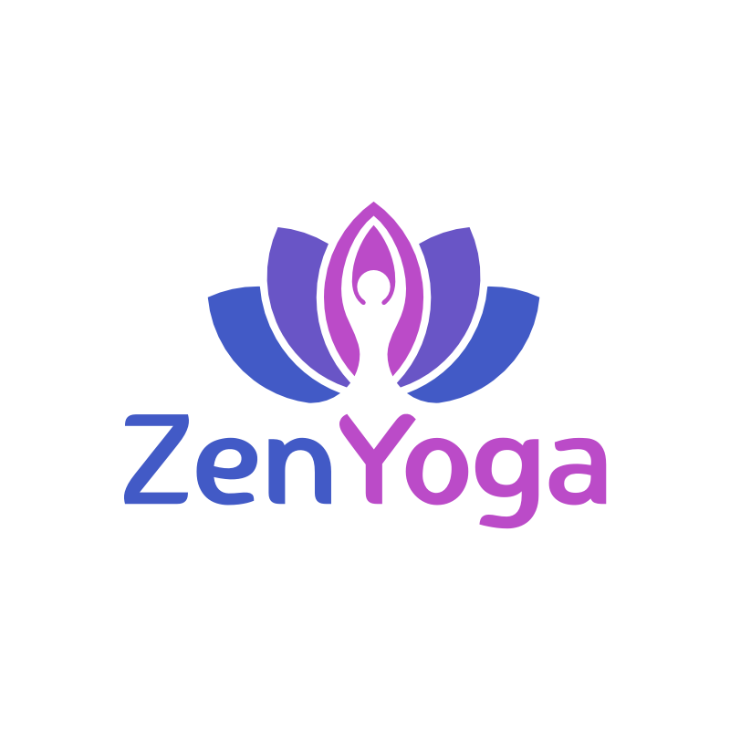 Zen Yoga Fitness Logo Template