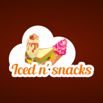 icedn'snacks Restaurant Logo Template