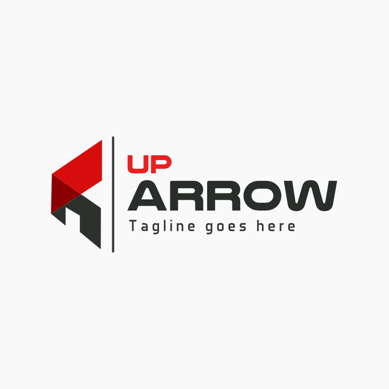 Up arrow Realtor Logo Templates