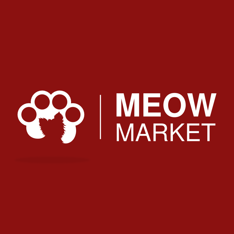 Meow Market Pets Logo Template