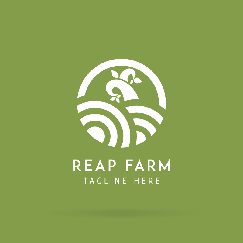 Reap Farm Logo Template