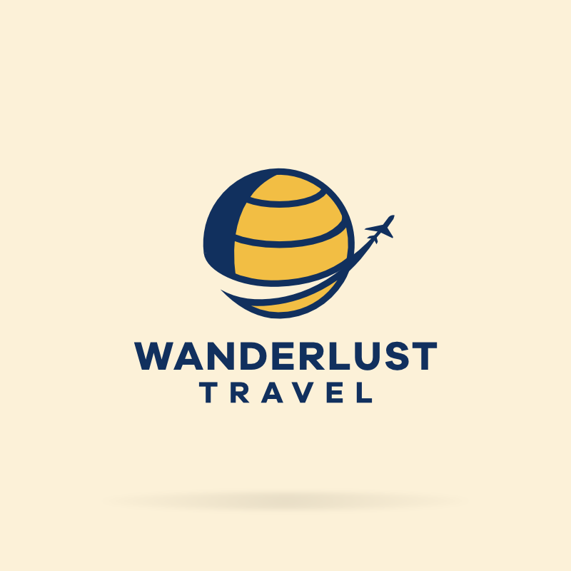 Wanderlust Travel Logo Templates Bobcares Logo Designs Services