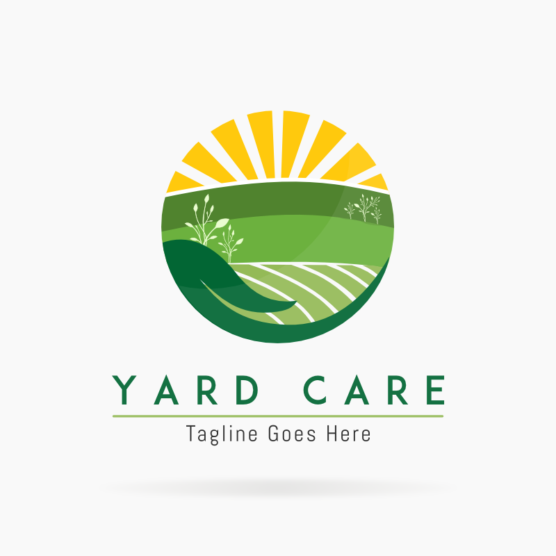 Yard Care Farm Logo Template