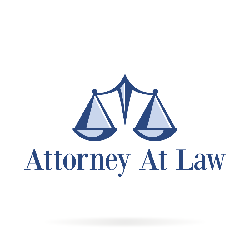 Attorney At Law firm Logo Template