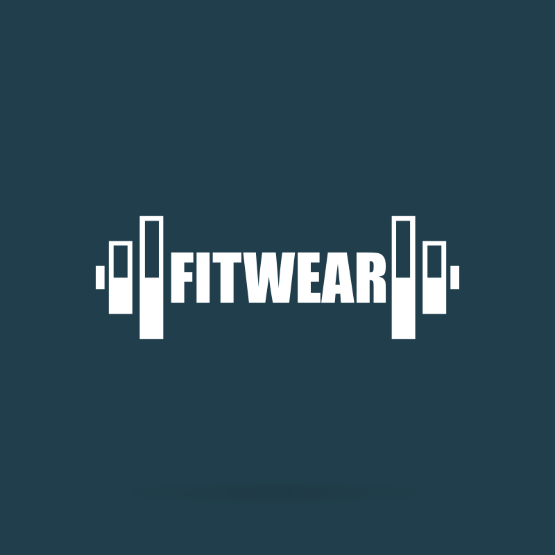 FITWEAR Fitness Logo Template