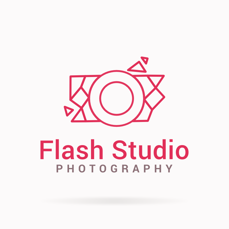 Flash Studio Photography Logo Template