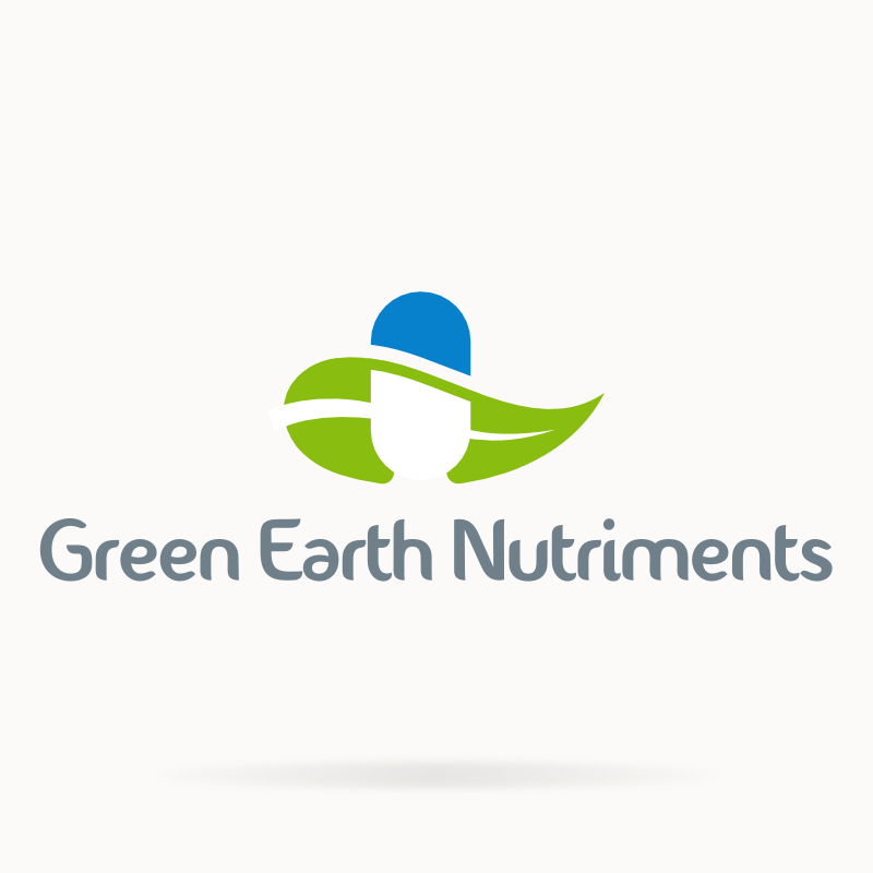 Green Earth Nutriments Medical Logo Template