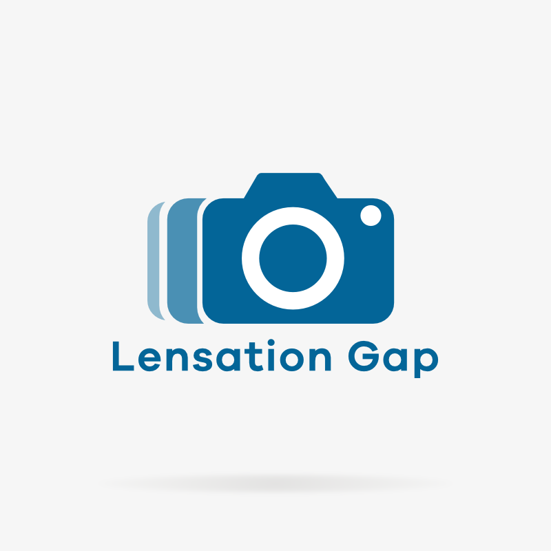 Lensation Gap Photography Logo Template