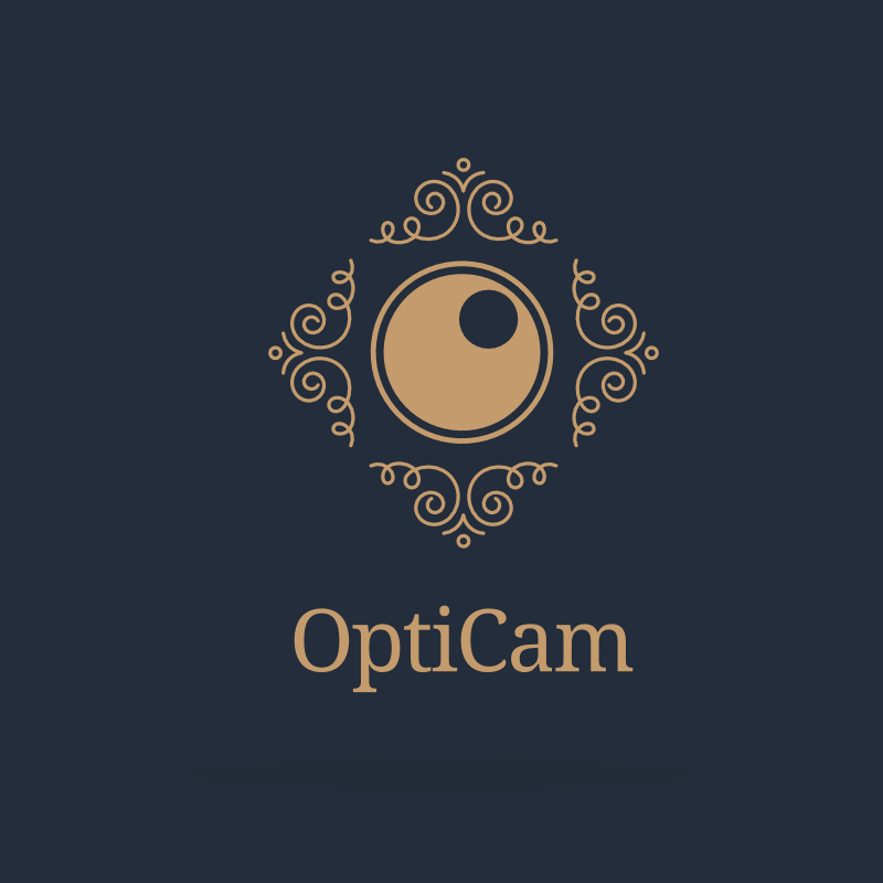 OptiCam Photography Logo Template