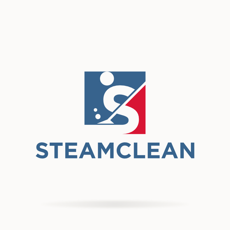 STEAMCLEAN Cleaning Logo Template